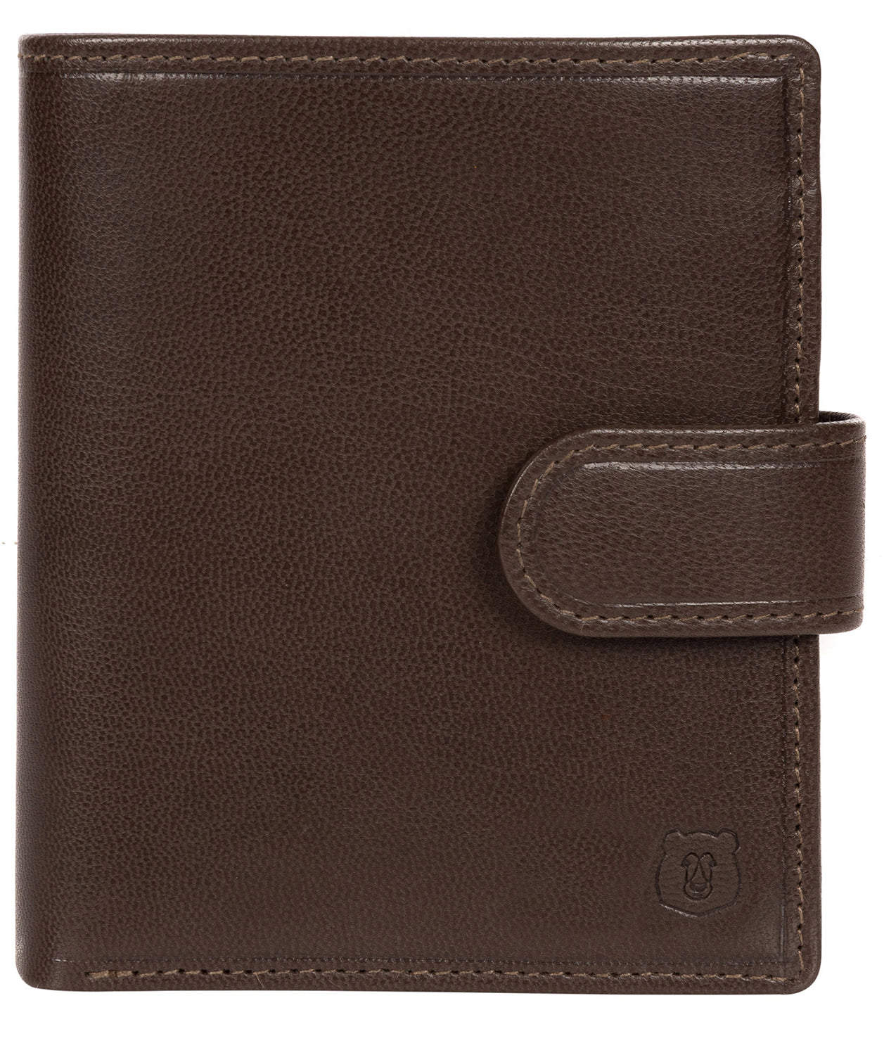 'Bartram' Dark Brown Leather Bi-Fold Wallet Pure Luxuries London