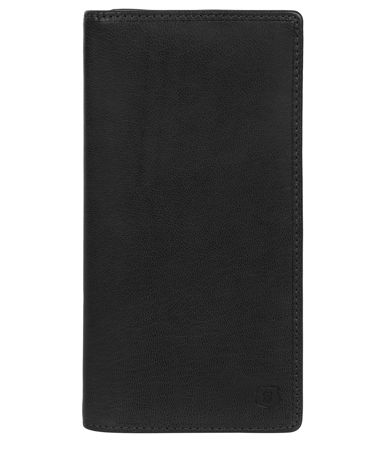 'Wyre' Black Leather Breast Pocket Wallet image 1