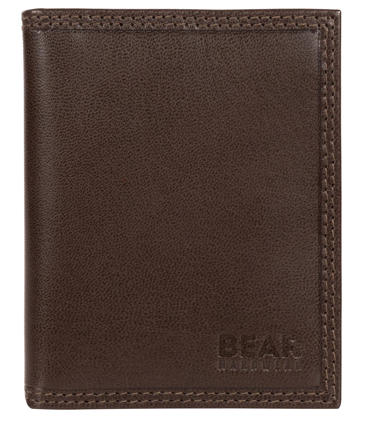 'Haldan' Dark Brown Leather Bi-Fold Card Holder image 1