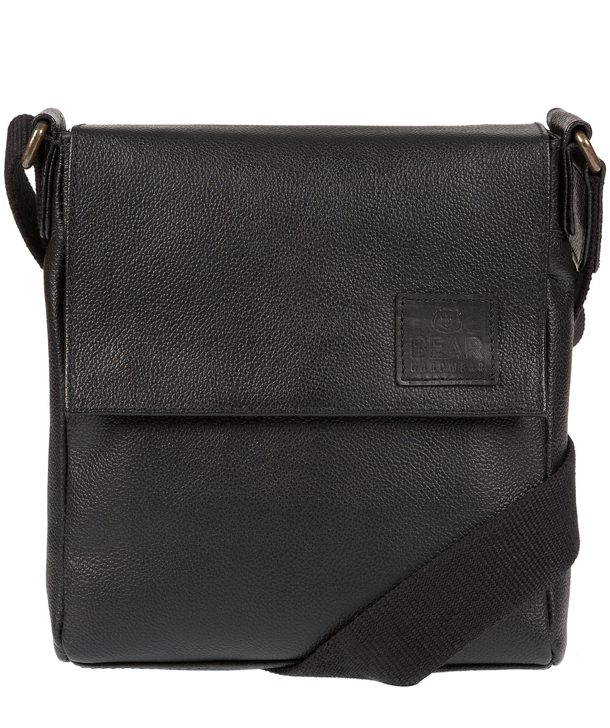 'Ranger' Black Leather Cross Body Bag