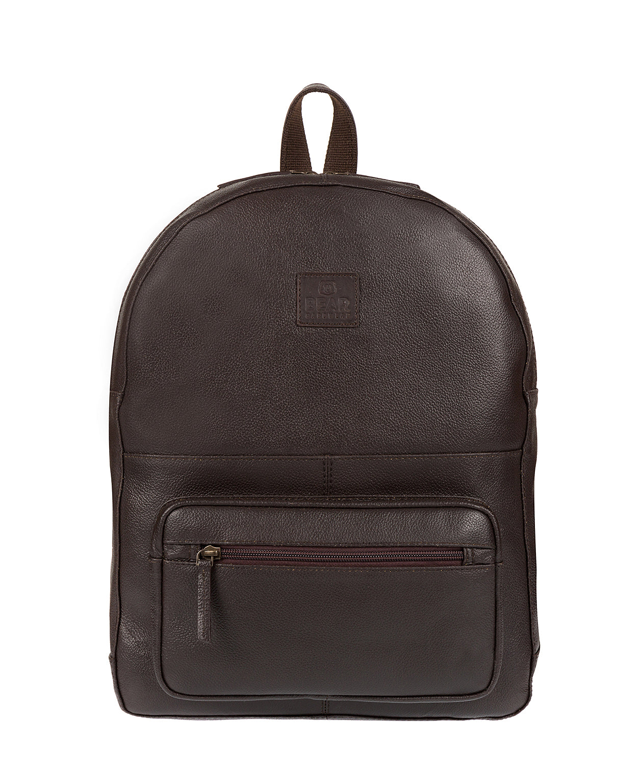 'Willow' Dark Brown Leather Backpack