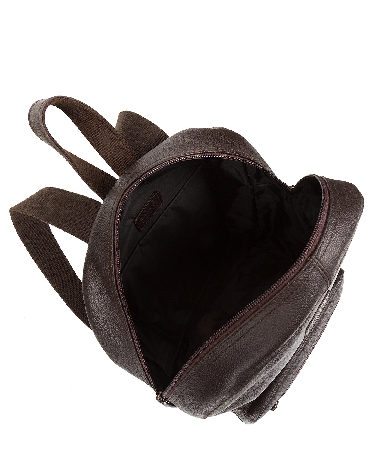 'Willow' Dark Brown Leather Backpack