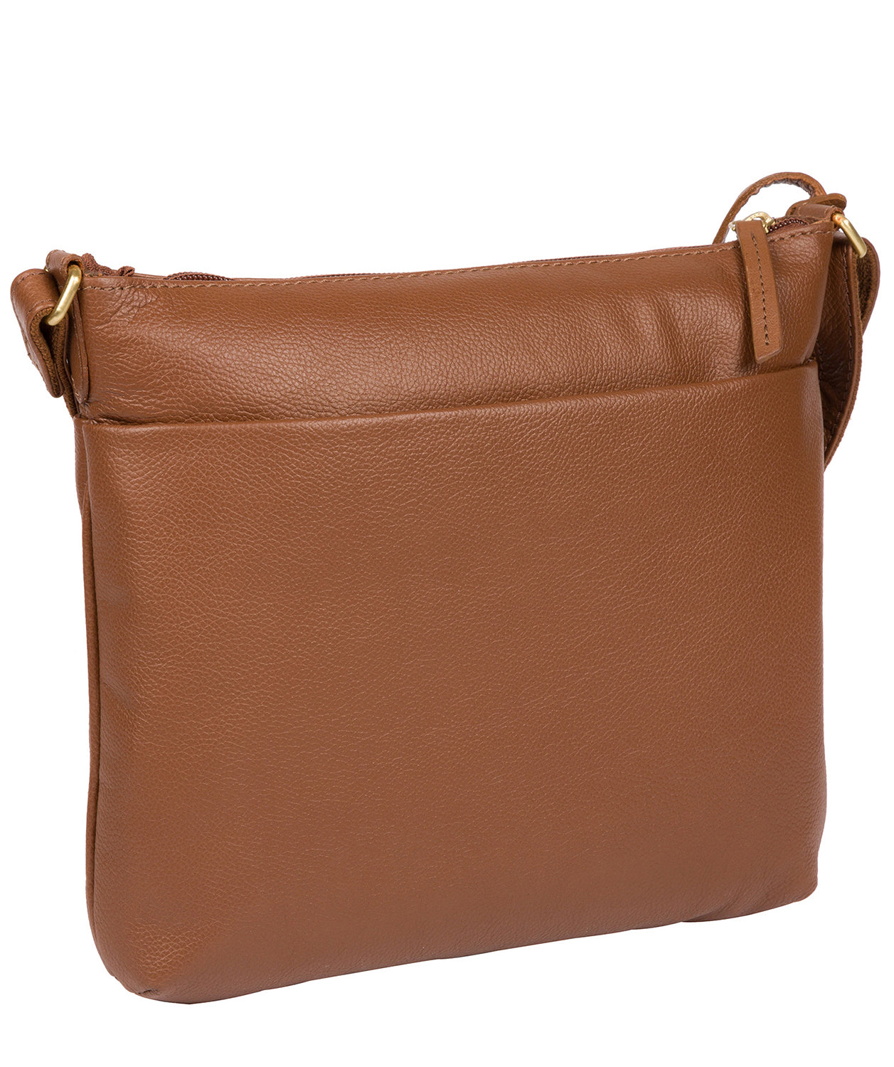 'Gianna' Tan Leather Cross Body Bag image 3