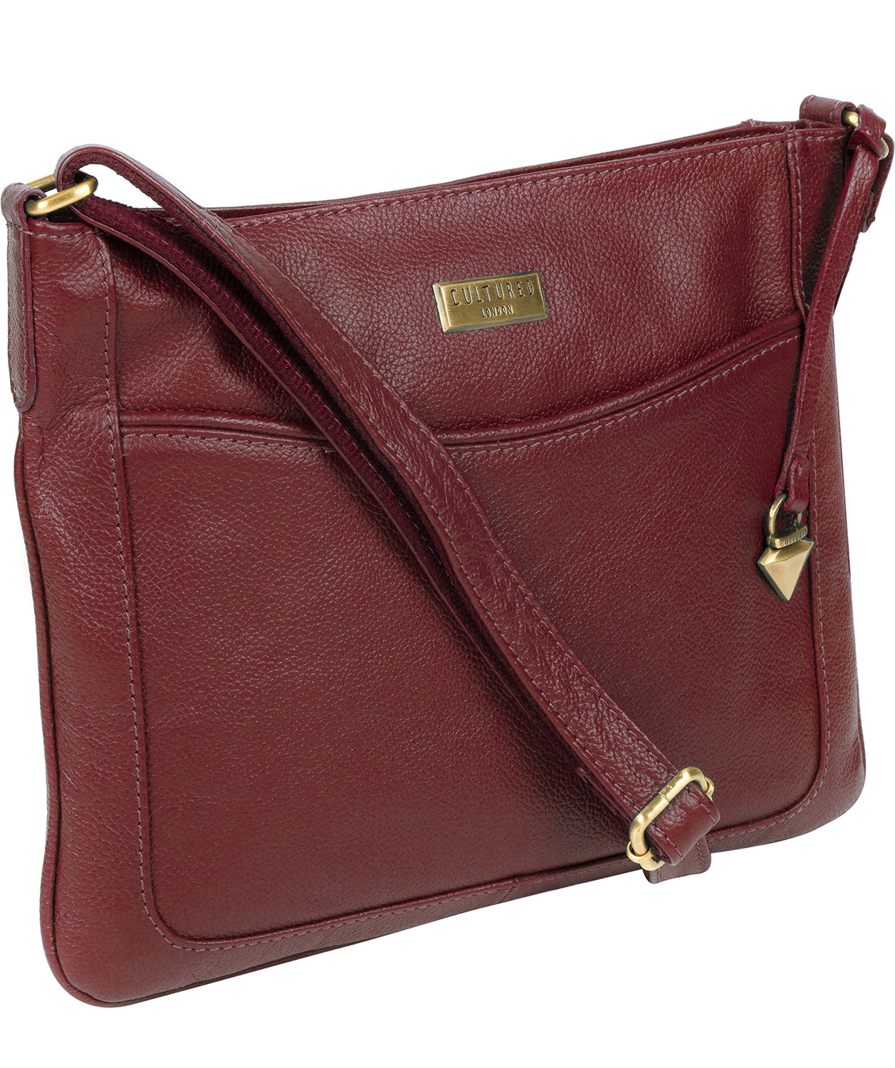 'Mireya' Ruby Red Cross Body Bag image 5