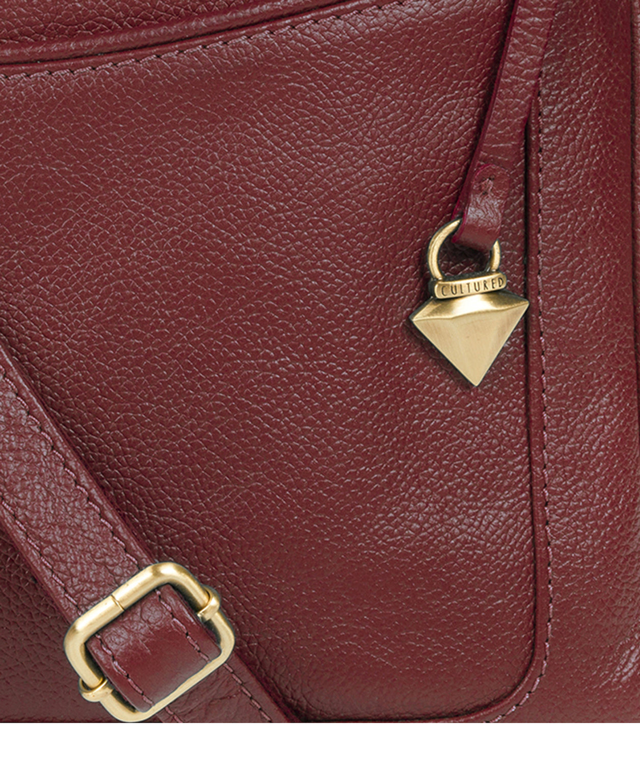 'Mireya' Ruby Red Cross Body Bag image 6