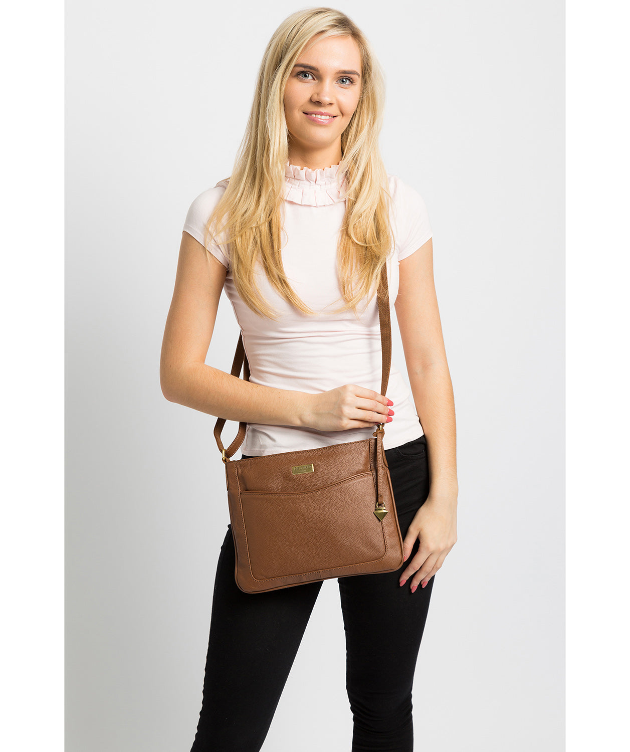 Mireya' Tan Cross Body Bag image 2