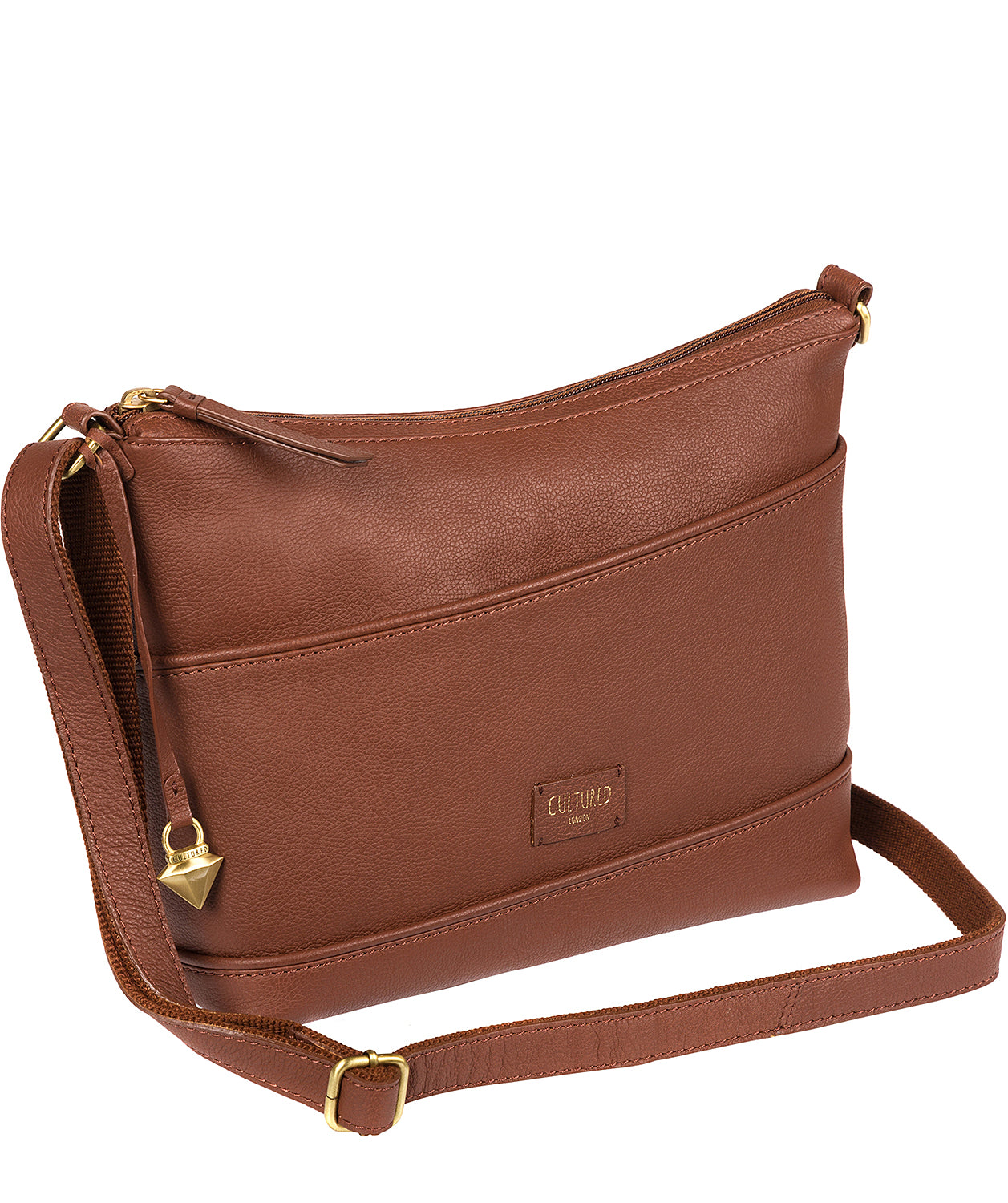 'Delilah' Brown Real Leather Bag