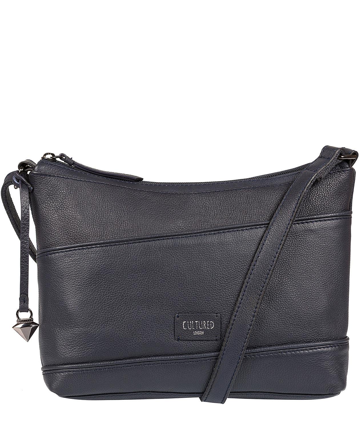 'Delilah' Navy Real Leather Bag