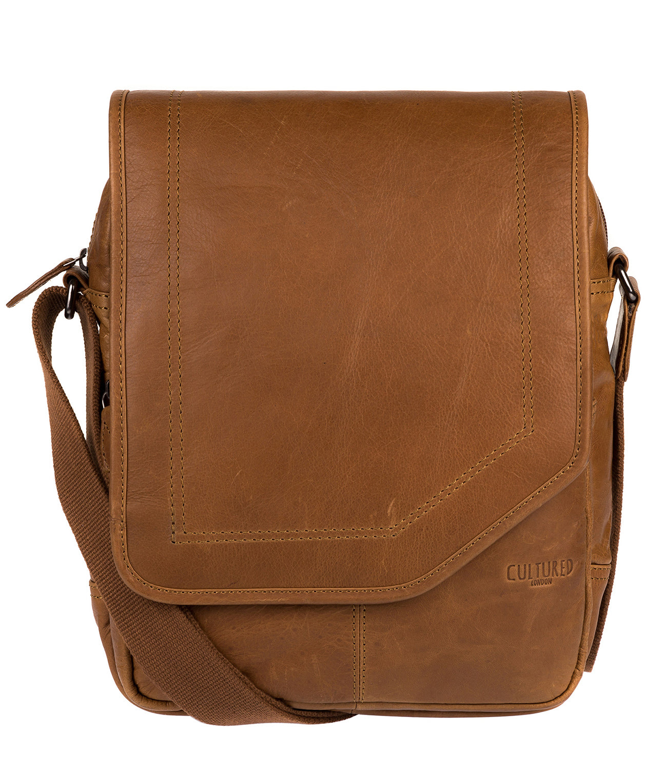 'Scene' Chestnut Leather Despatch Bag Pure Luxuries London