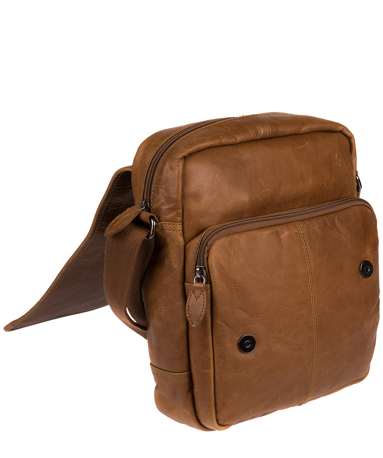 'Scene' Chestnut Leather Despatch Bag Pure Luxuries London