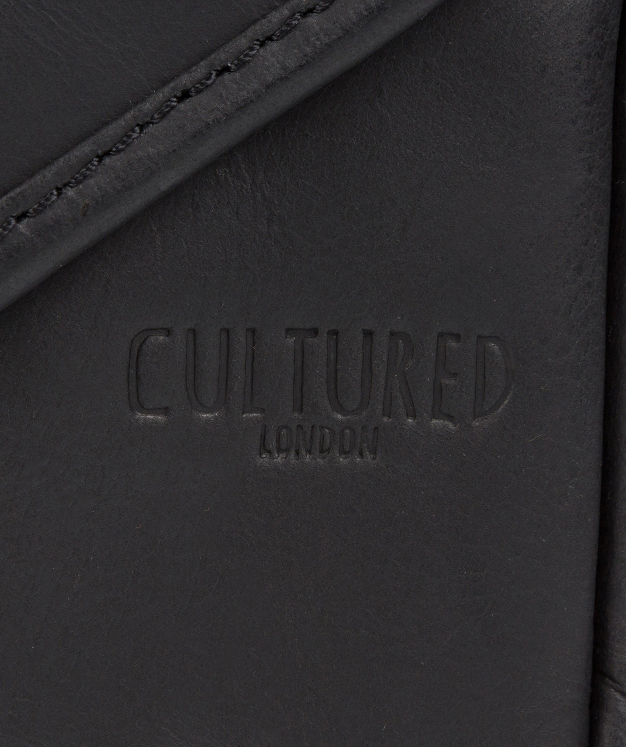 'Trip' Black Small Leather Despatch Bag Pure Luxuries London