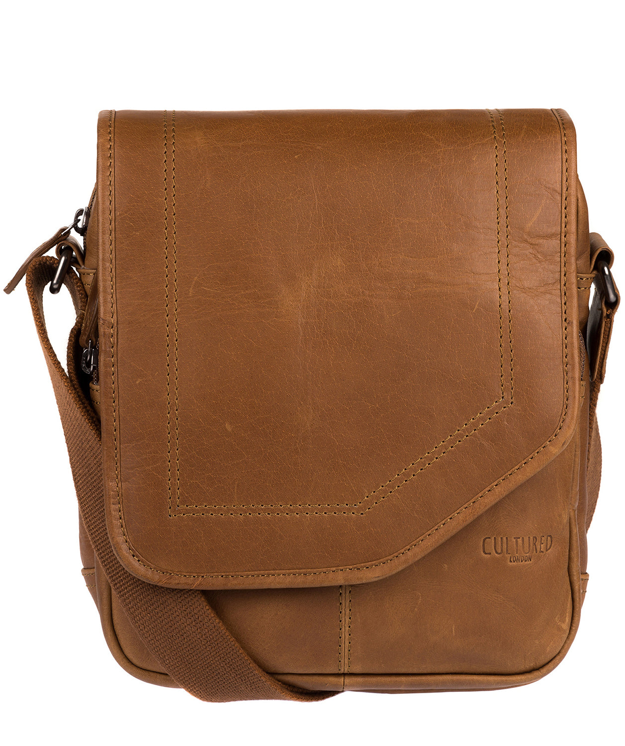 'Trip' Chestnut Leather Despatch Bag Pure Luxuries London