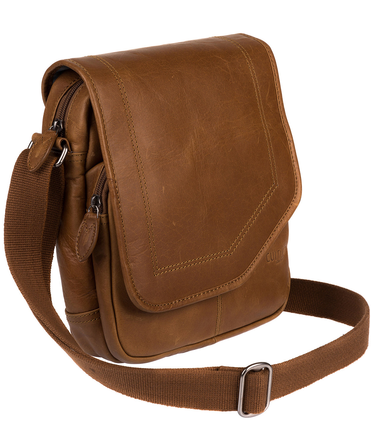 'Trip' Chestnut Leather Despatch Bag Pure Luxuries London