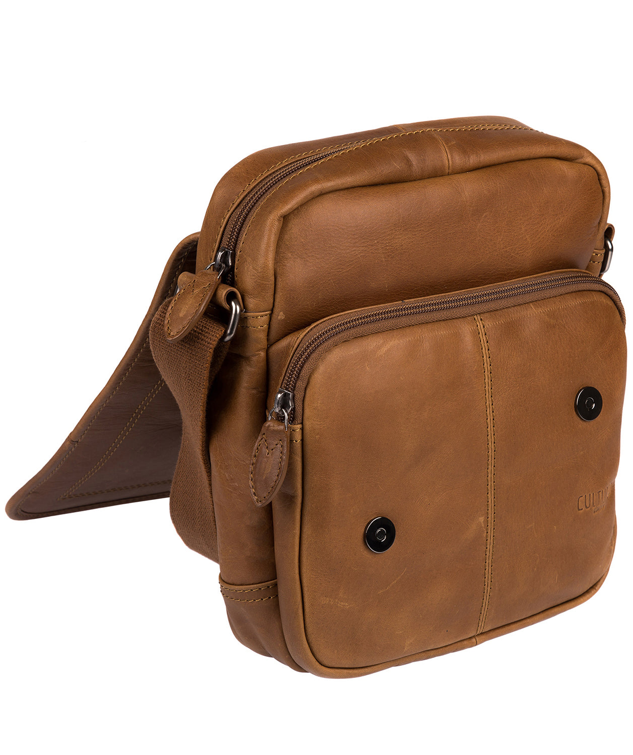 'Trip' Chestnut Leather Despatch Bag Pure Luxuries London