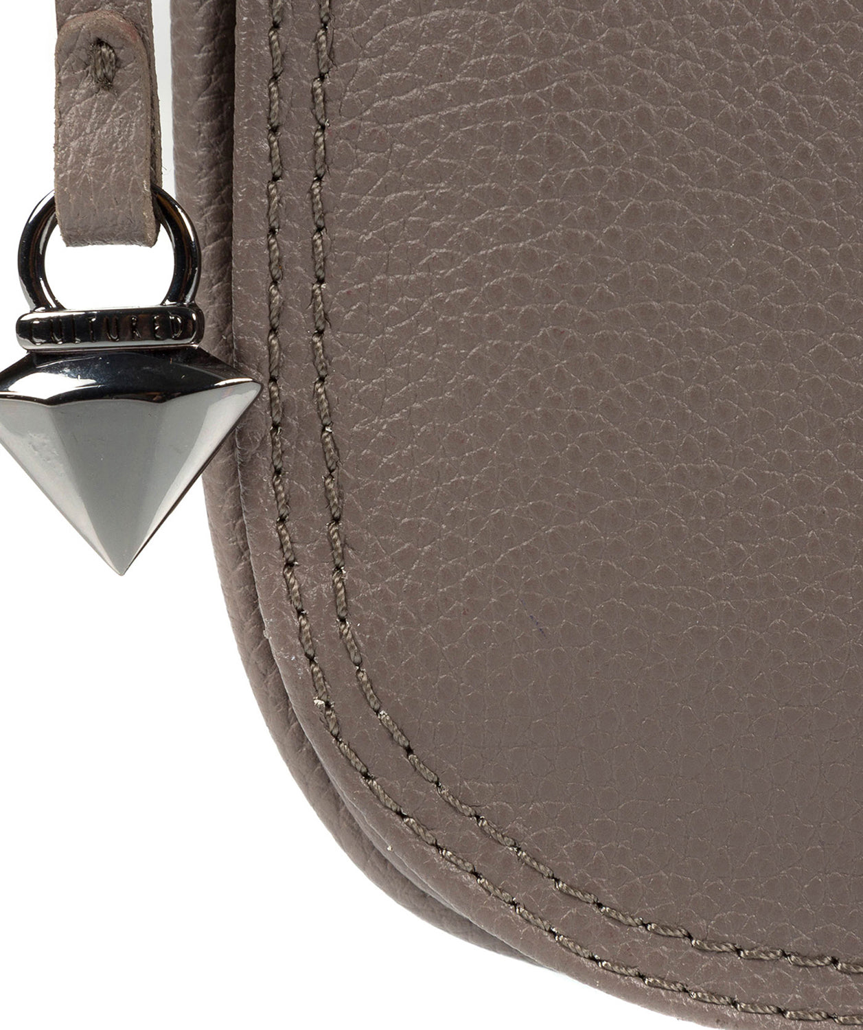 'Pollencia' Grey Leather Bag image 6