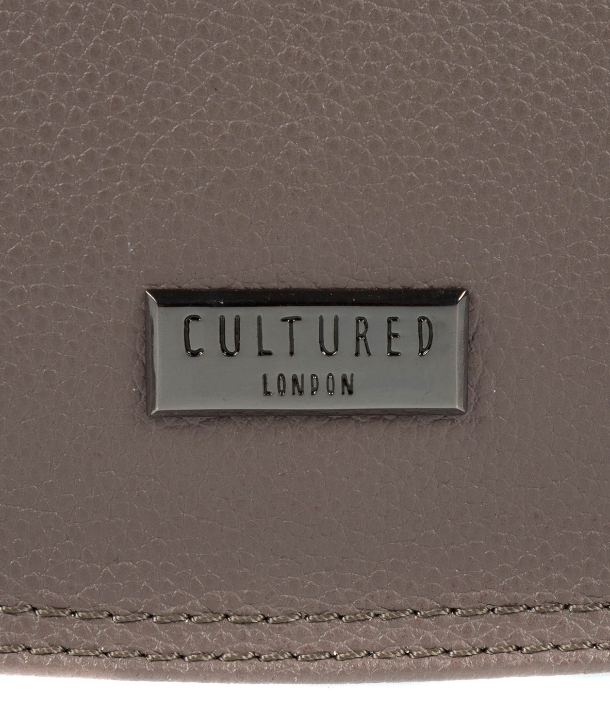 'Pollencia' Grey Leather Bag image 7