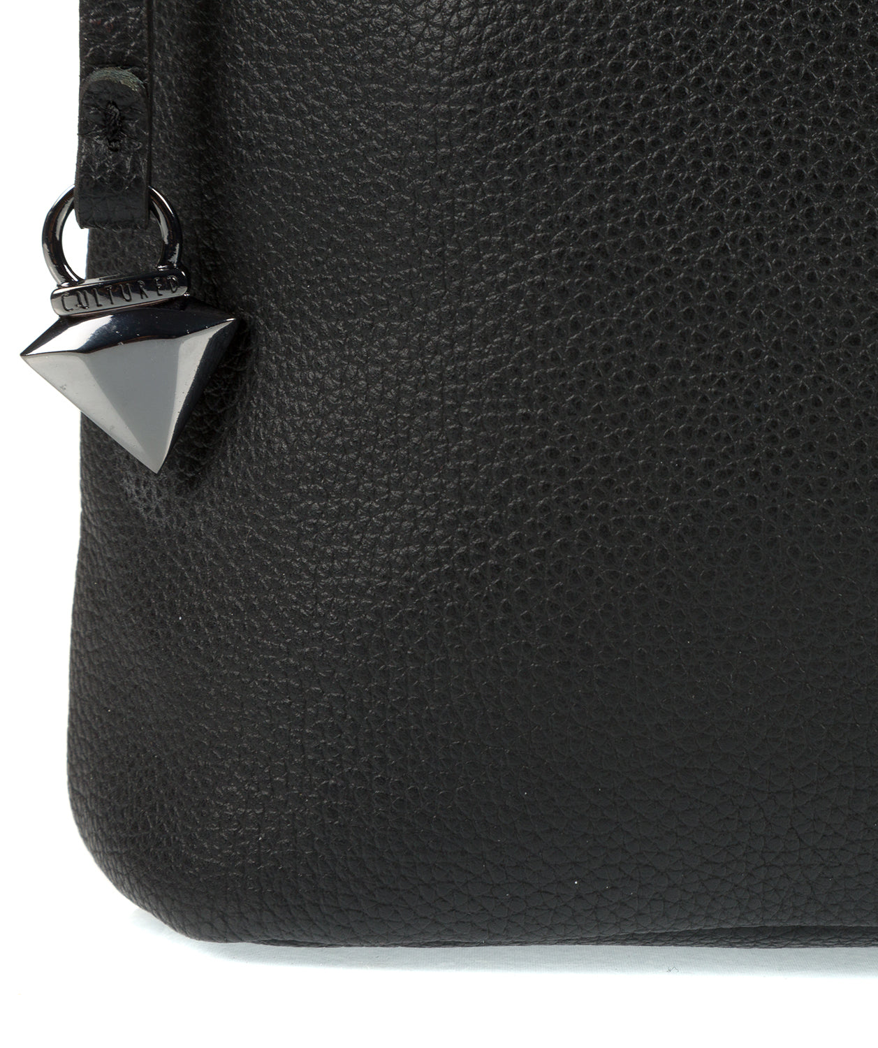 'Solair' Black Leather Cross-Body Bag