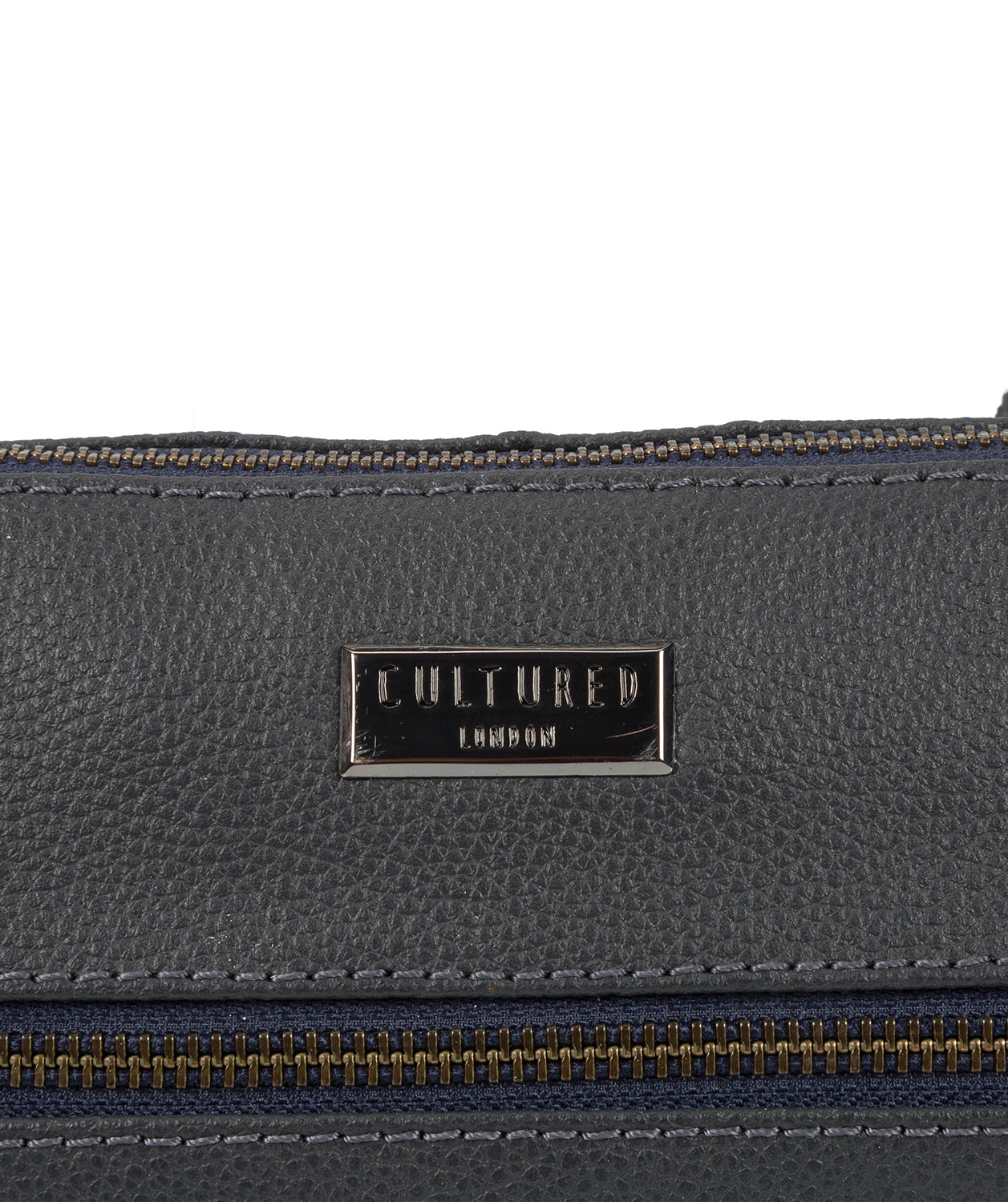 'Parma' Navy Small Leather Cross-Body Bag