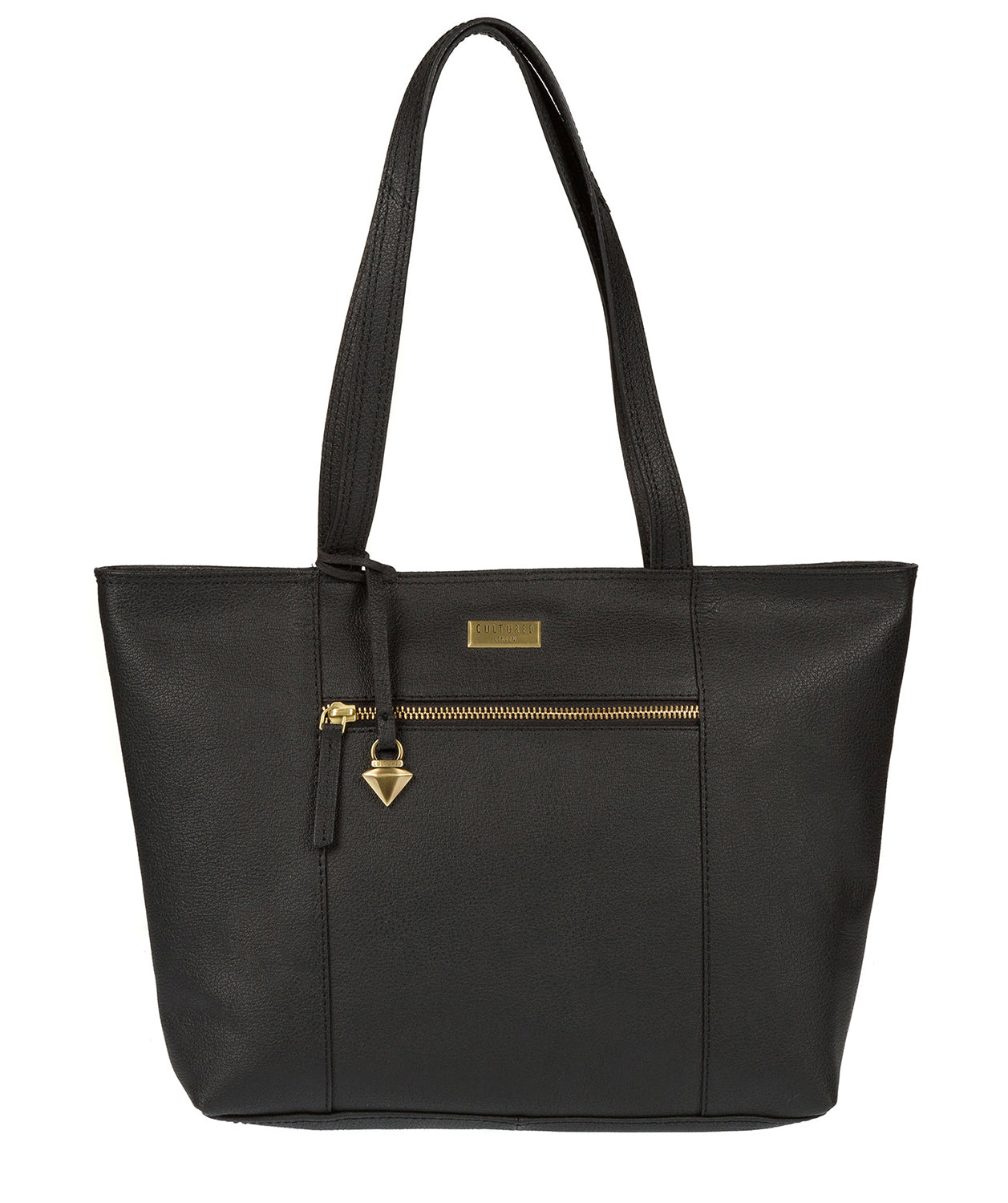 'Daphne' Black Leather Tote Bag Pure Luxuries London