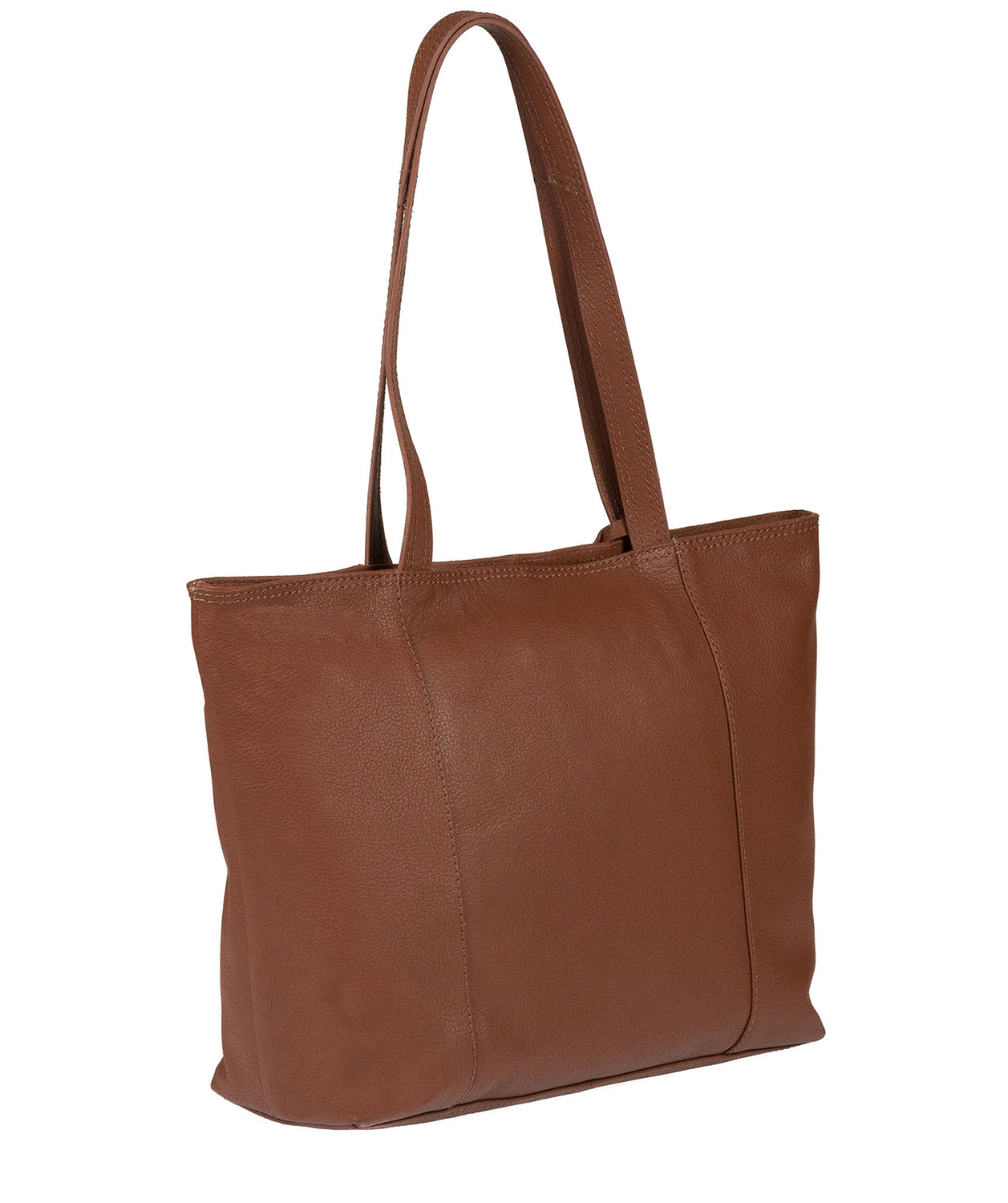 'Daphne' Sienna Brown Leather Tote Bag Pure Luxuries London