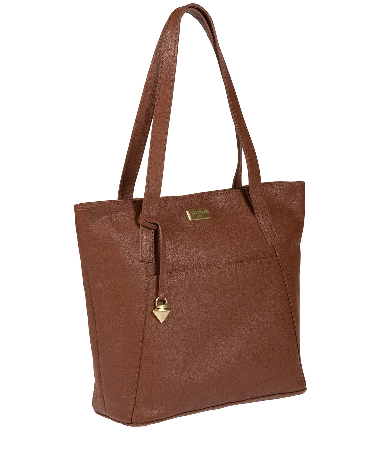 'Beauvior' Sienna Brown Leather Bag Pure Luxuries London