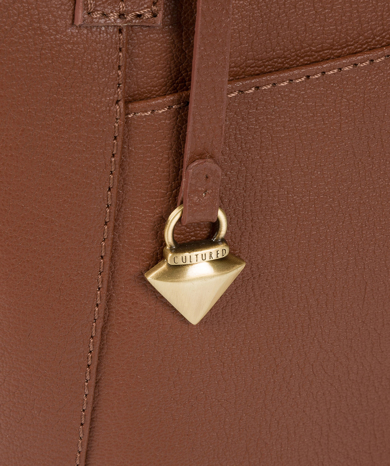 'Beauvior' Sienna Brown Leather Bag image 7