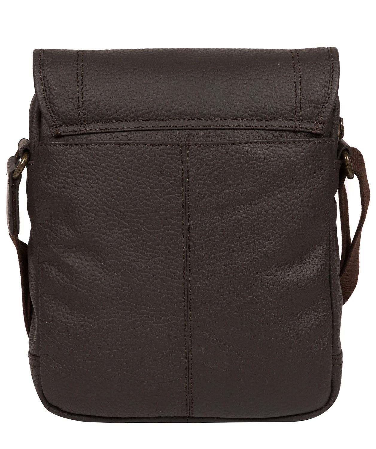 'Dash' Brown Leather Cross Body Bag image 3