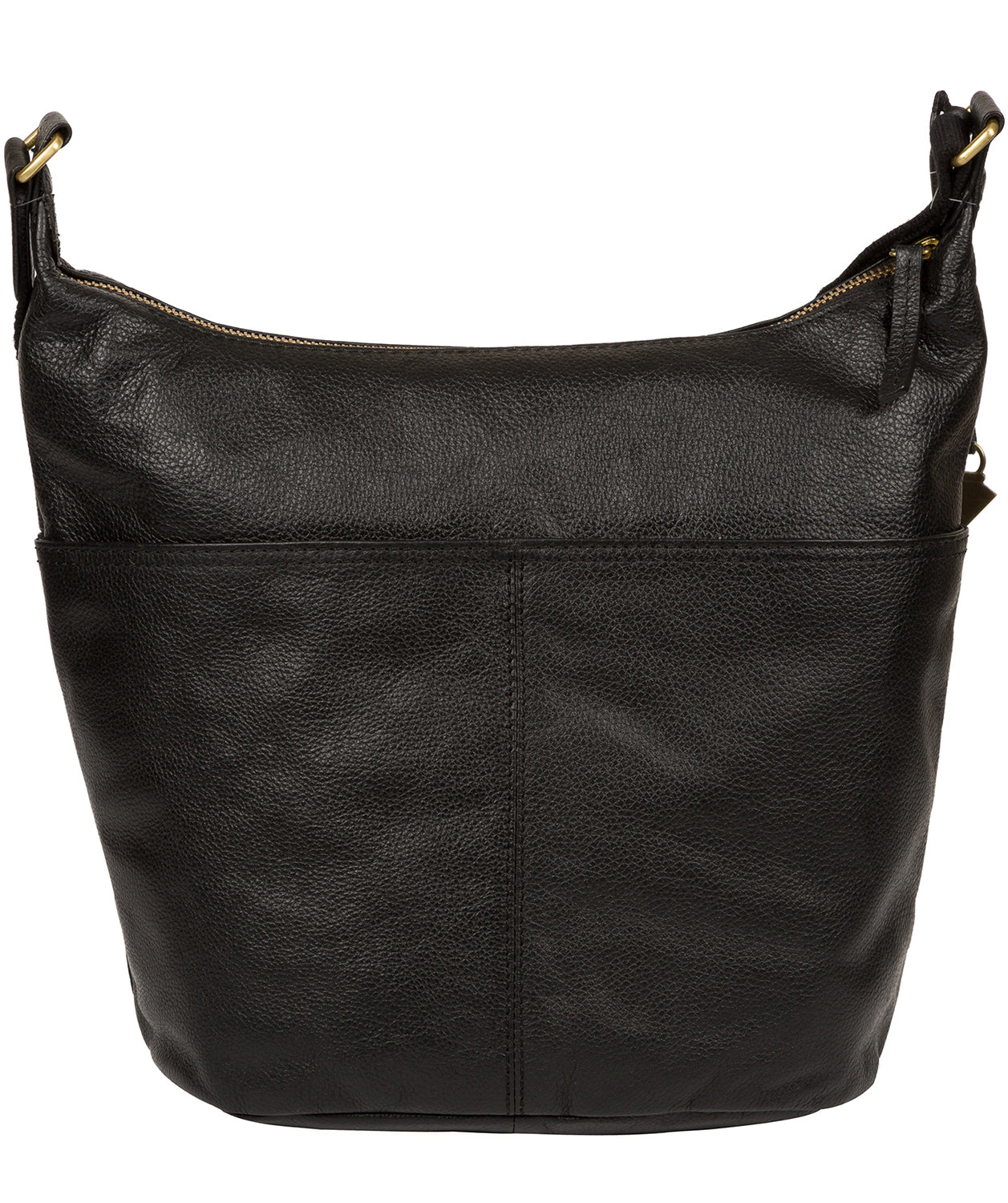 'Elizabeth' Black Leather Shoulder Bag Pure Luxuries London