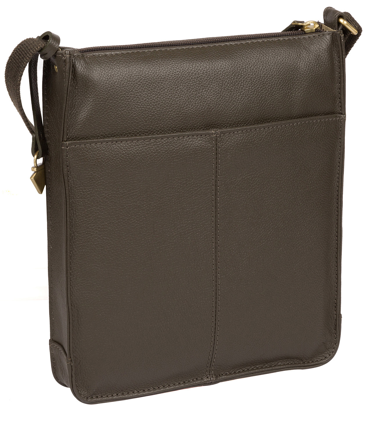 'Sarah' Olive Leather Cross Body Bag  image 3