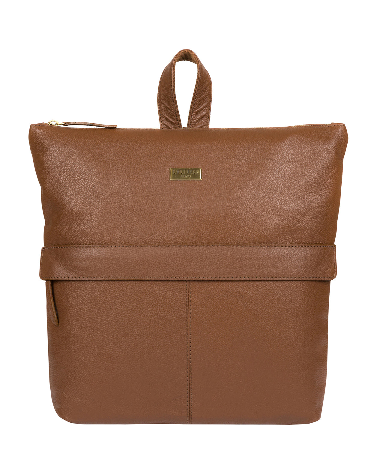 'Jada' Tan Leather Backpack