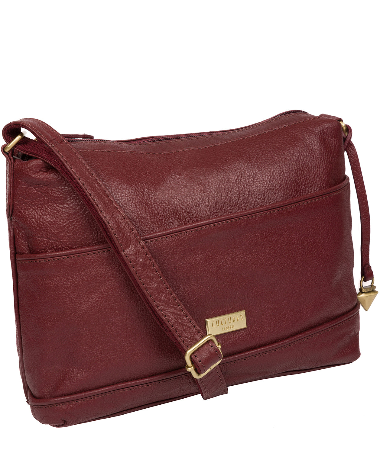 'Duana' Ruby Red Shoulder Bag