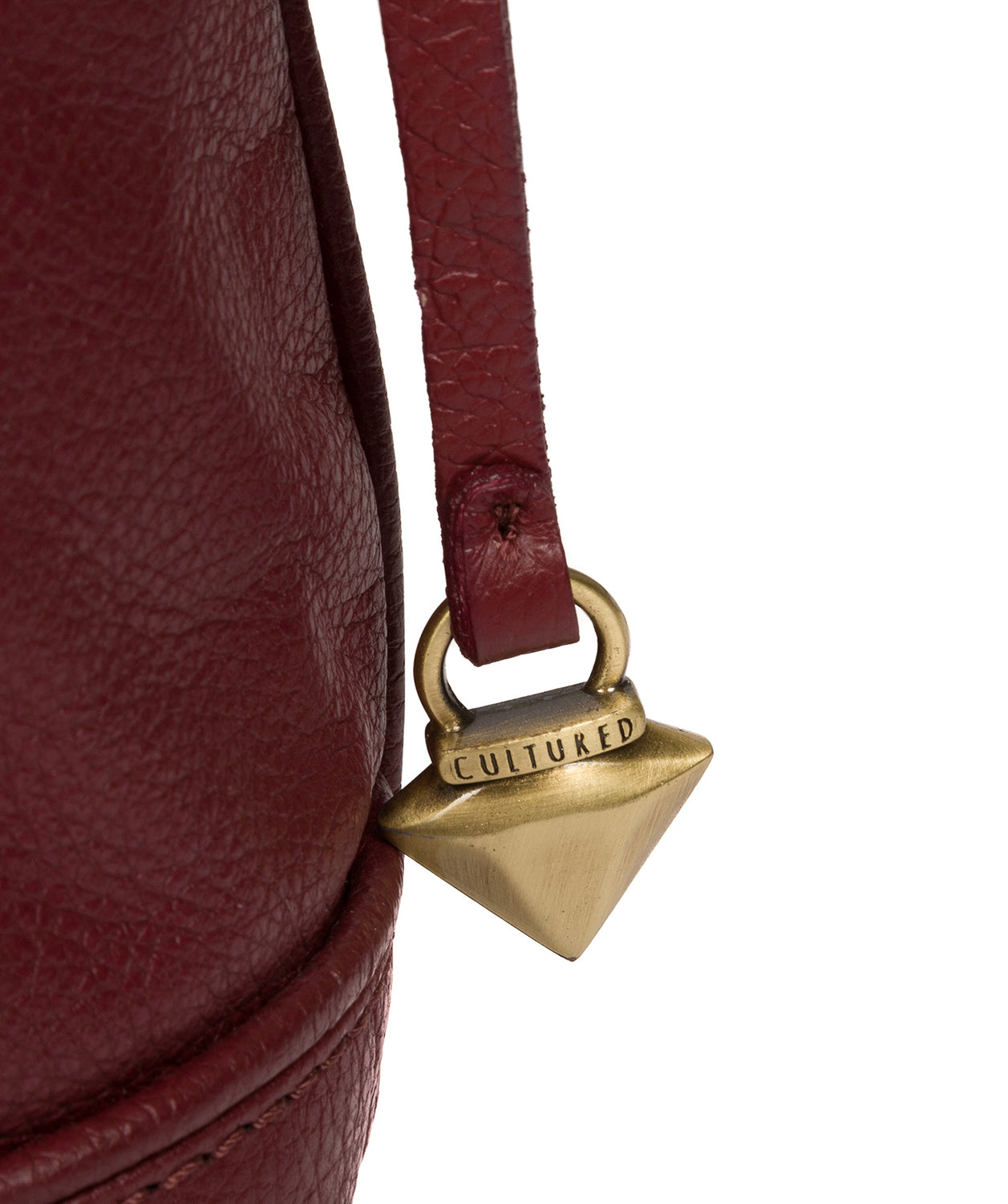 'Duana' Ruby Red Shoulder Bag