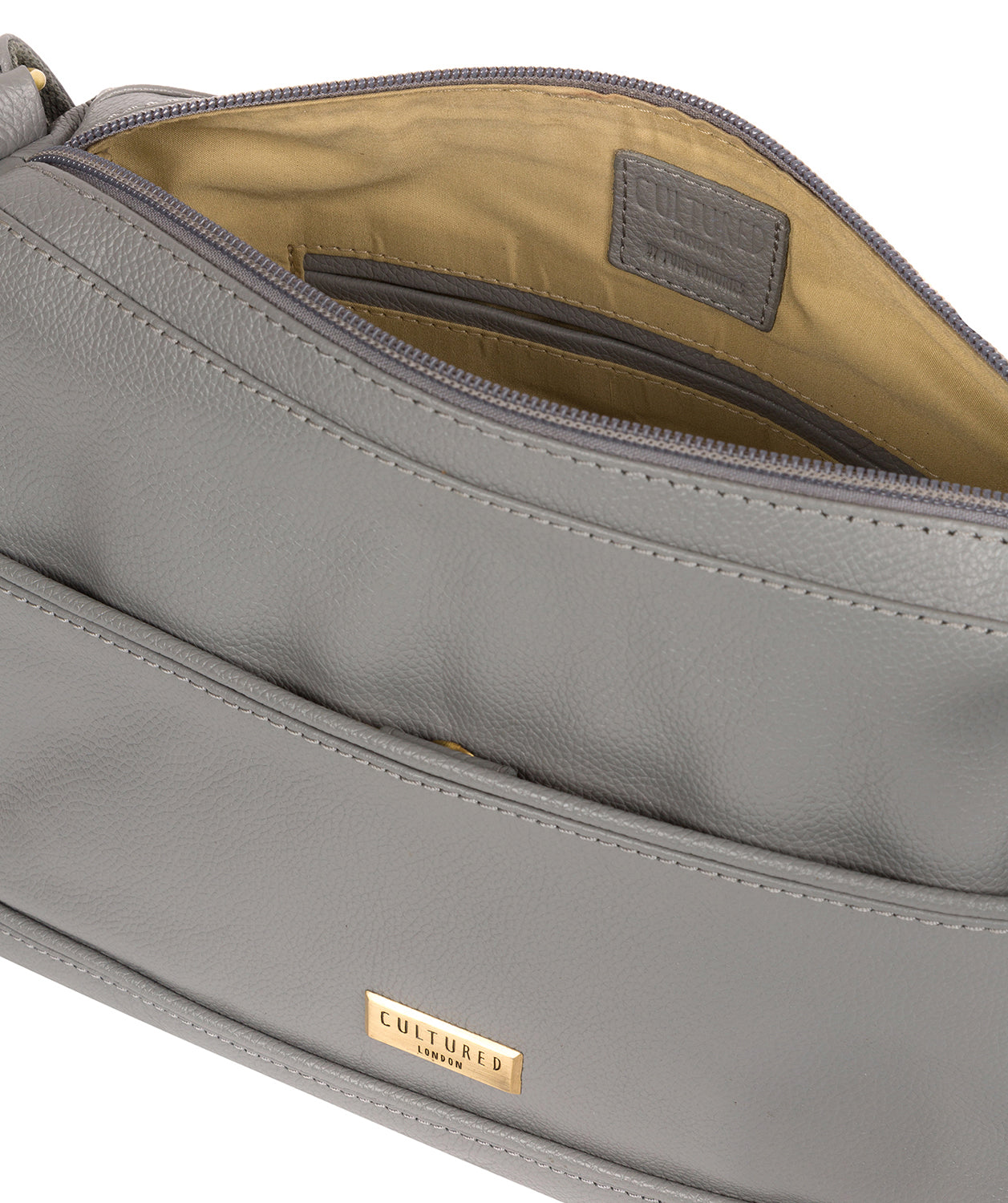 'Duana' Silver Grey Shoulder Bag image 4