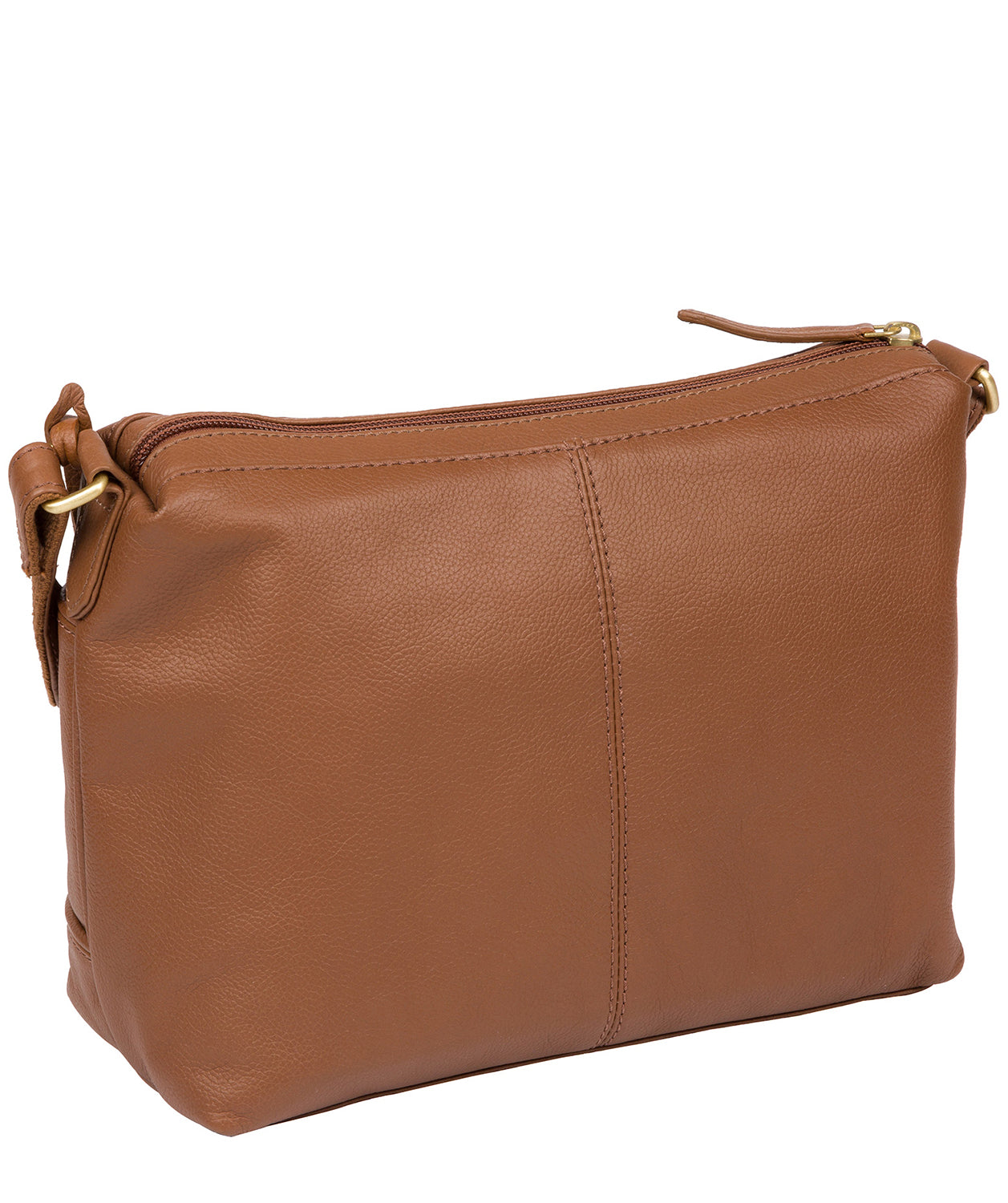 'Duana' Tan Leather Shoulder Bag Pure Luxuries London