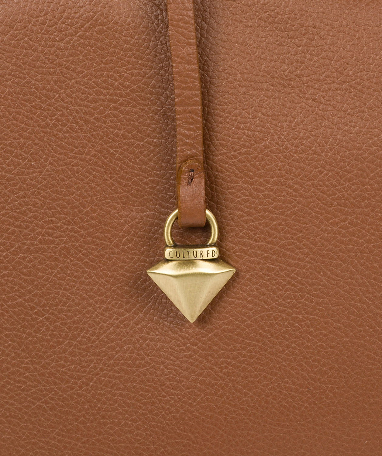 'Kiona' Tan Leather Handbag image 5