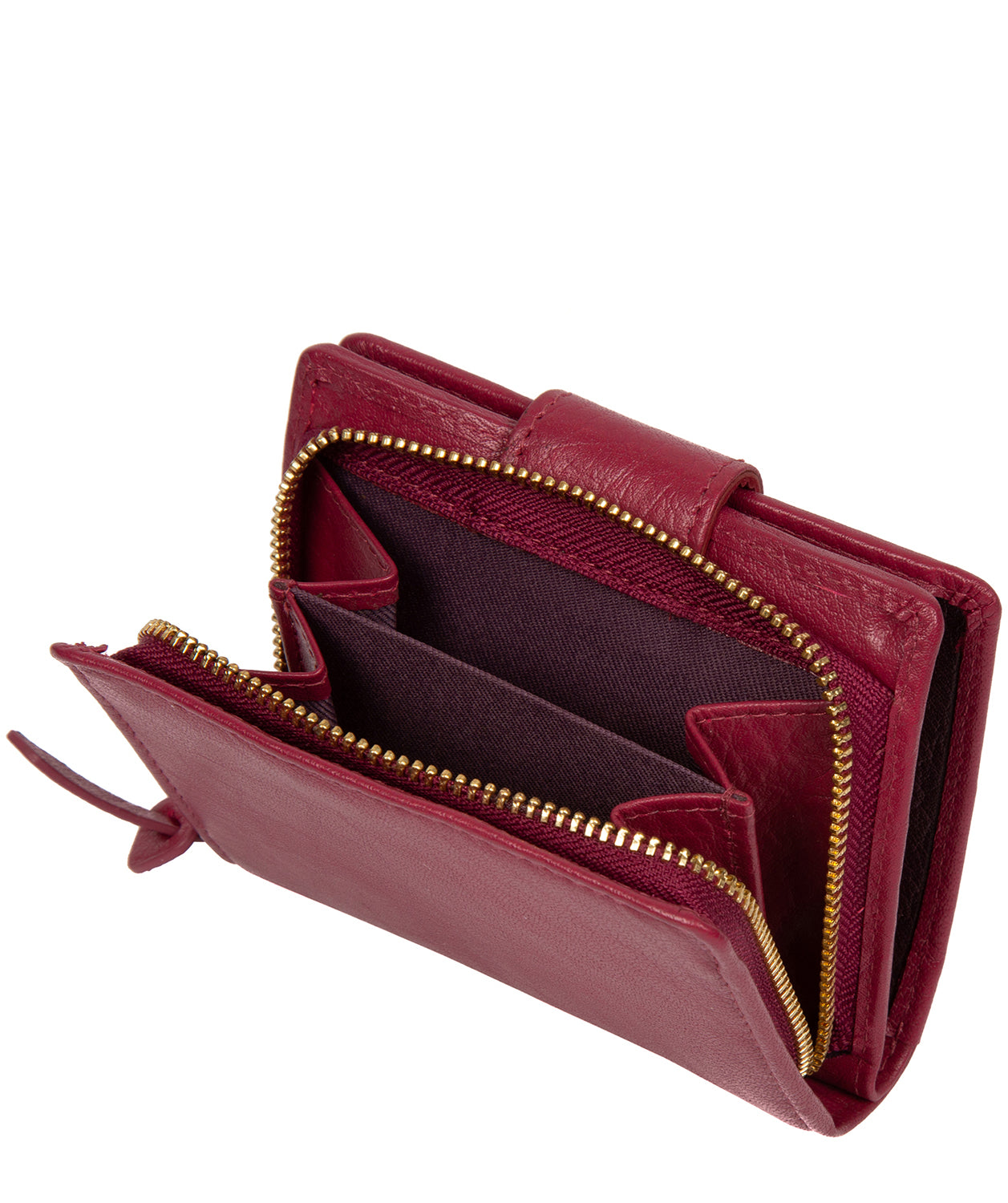 'Azaria' Orchid Leather RFID Purse