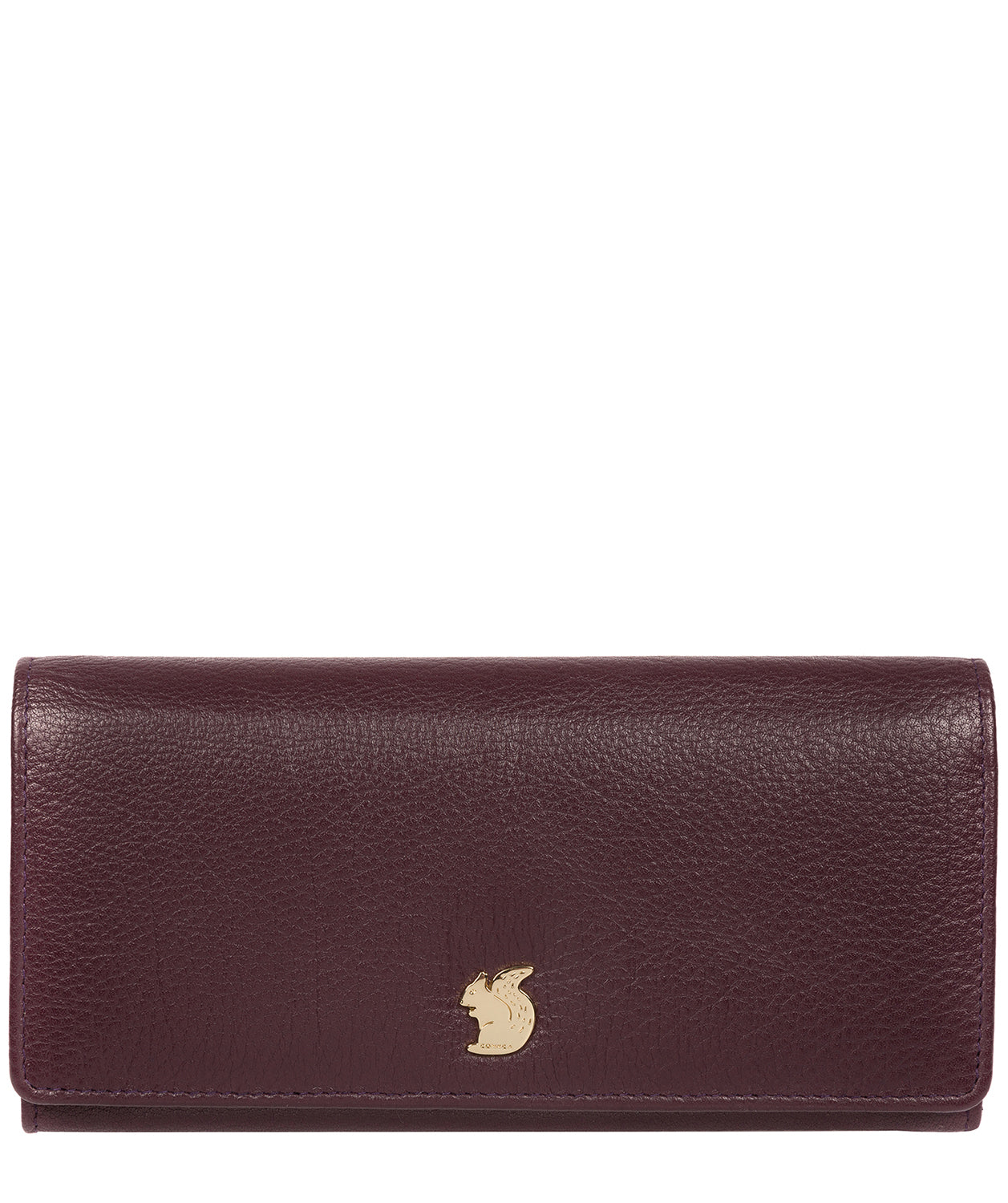 'Arabella' Plum Leather RFID Purse image 1