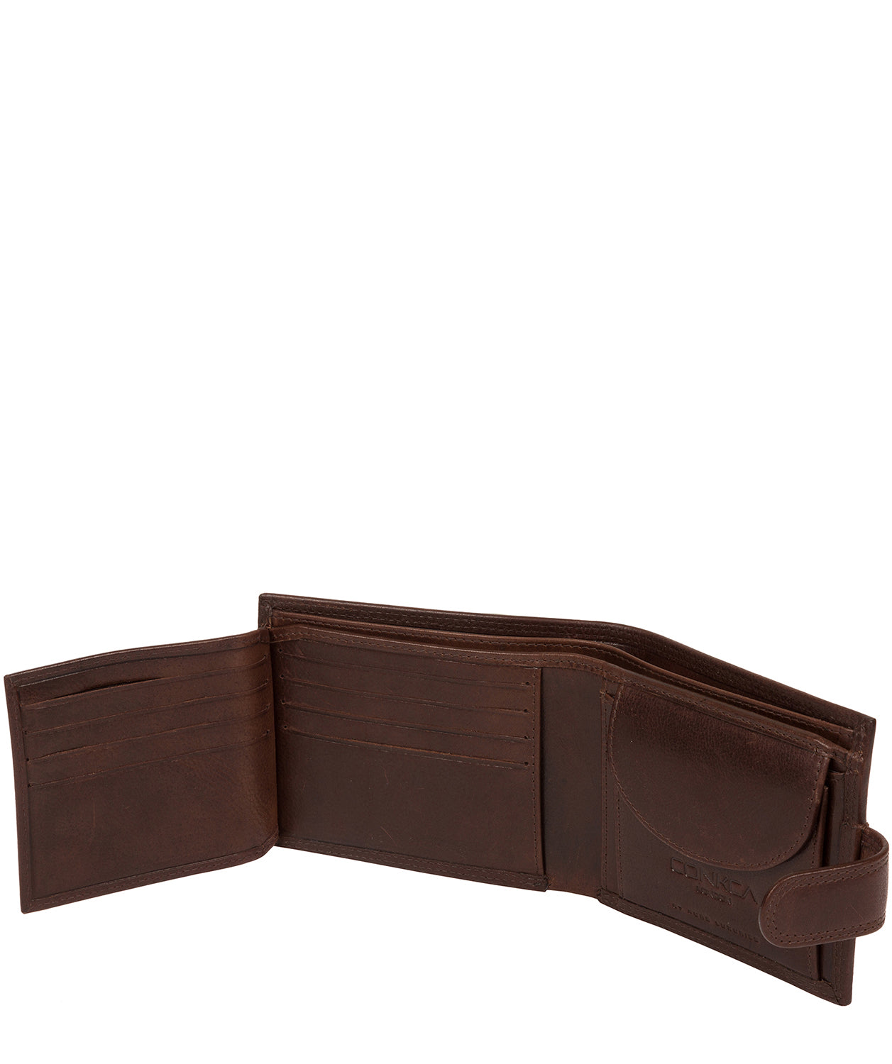 'Hardy' Brown Leather Wallet Pure Luxuries London