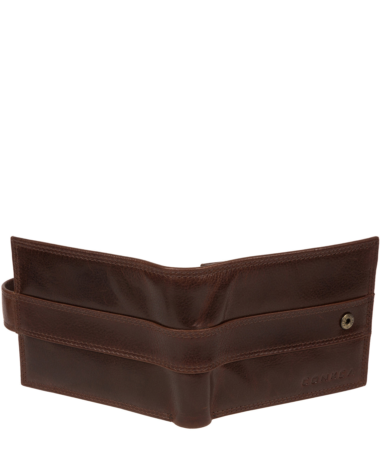 'Hardy' Brown Leather Wallet Pure Luxuries London