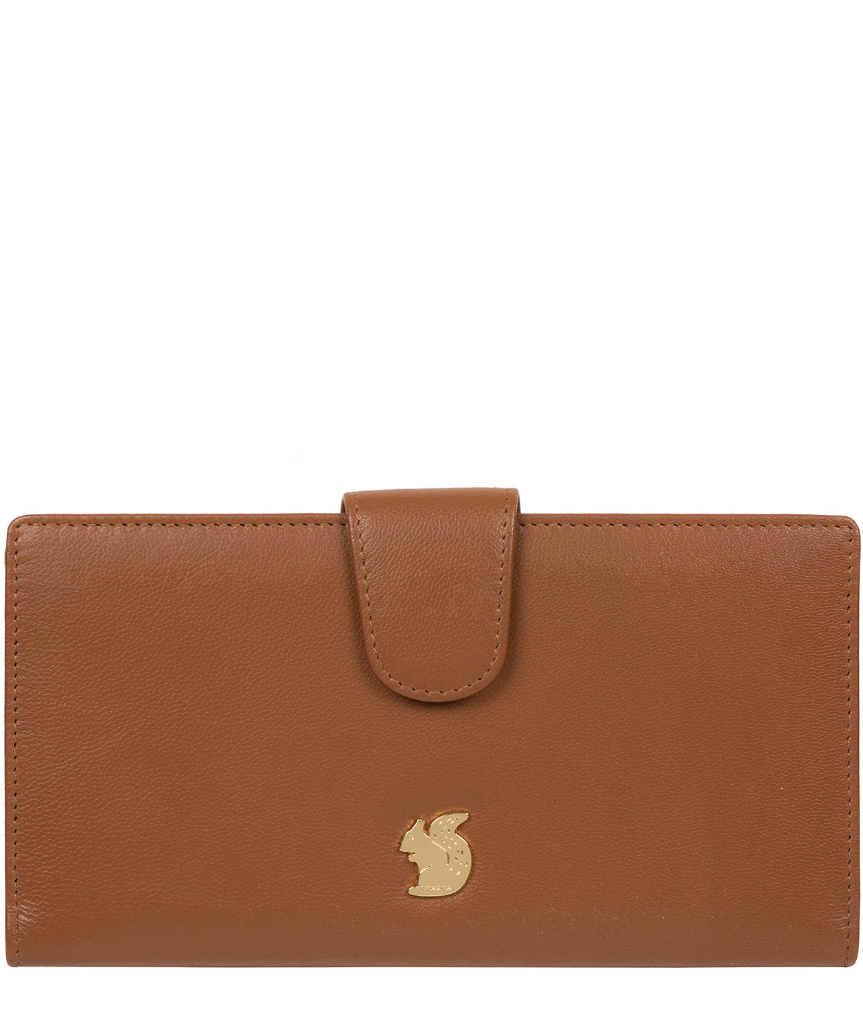 'Kaif' Tan Leather Purse image 1