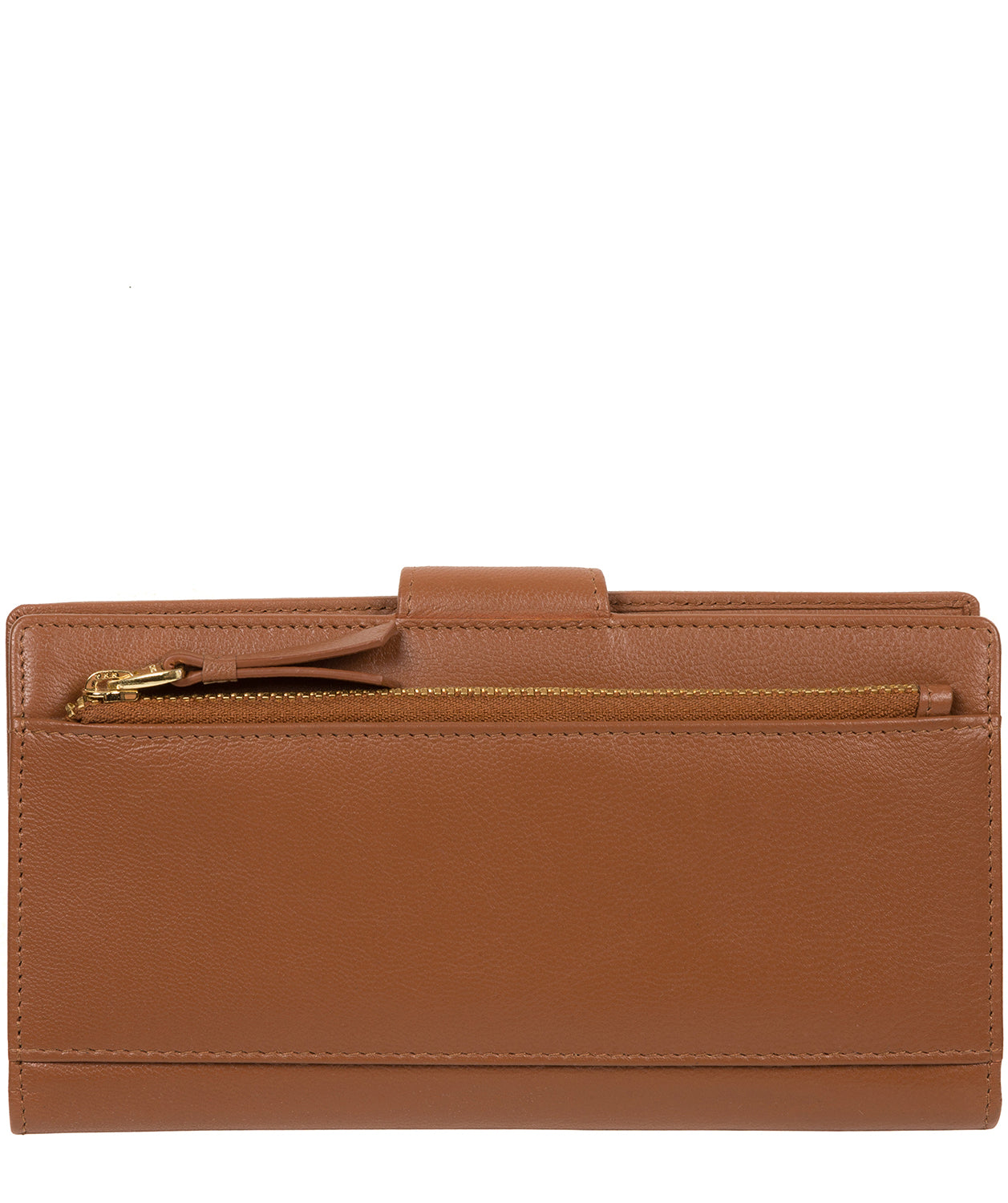 'Kaif' Tan Leather Purse image 6