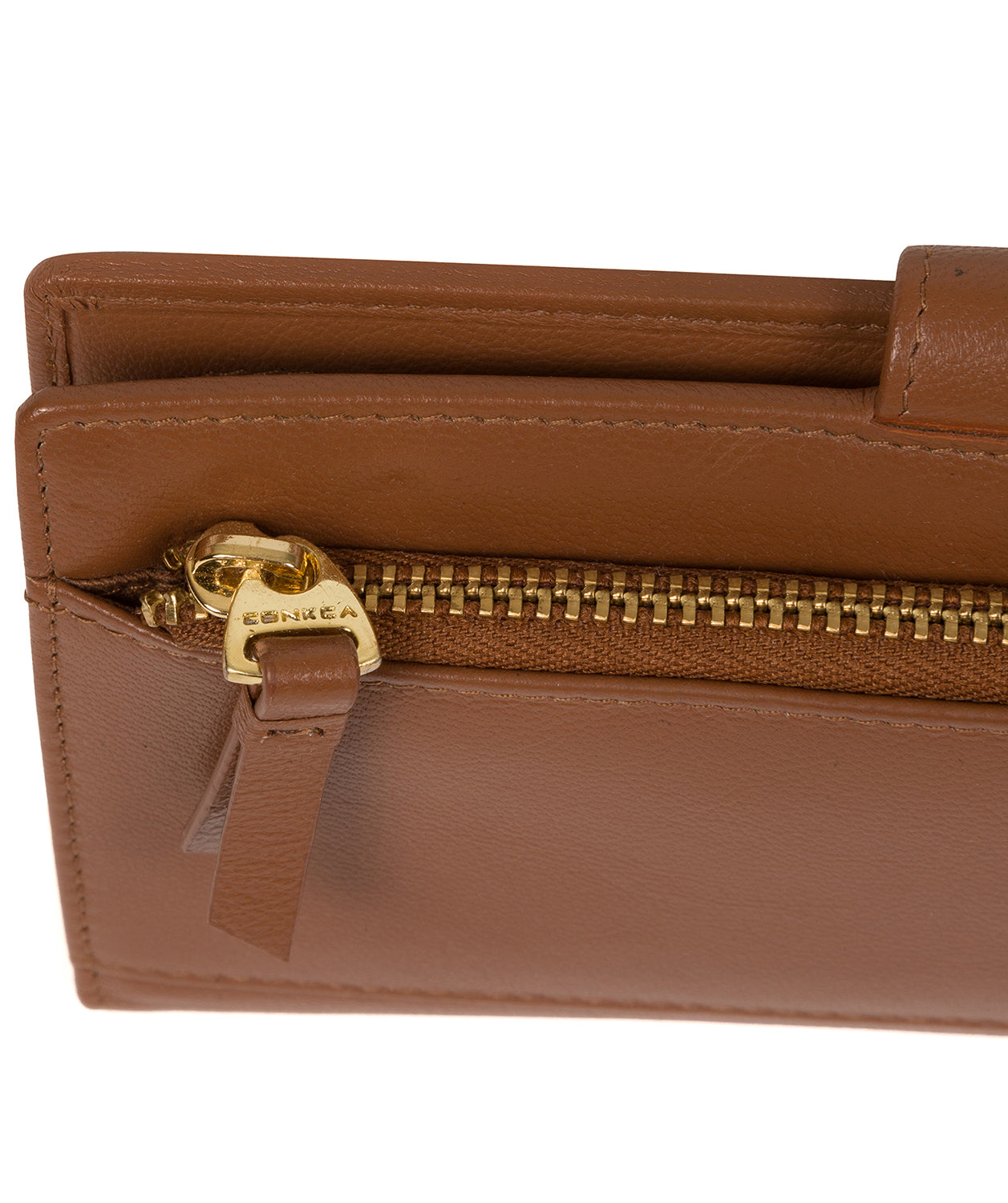 'Kaif' Tan Leather Purse image 7