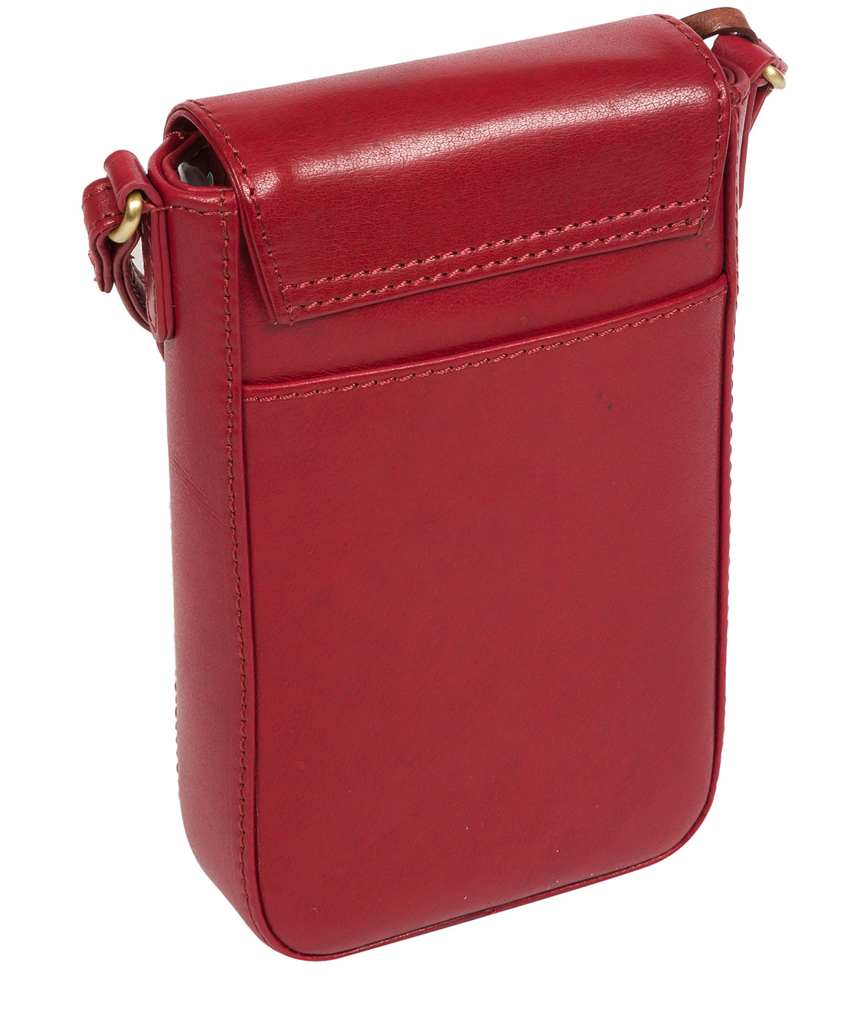 'Buzz' Chilli Pepper Leather Small Cross Body Bag