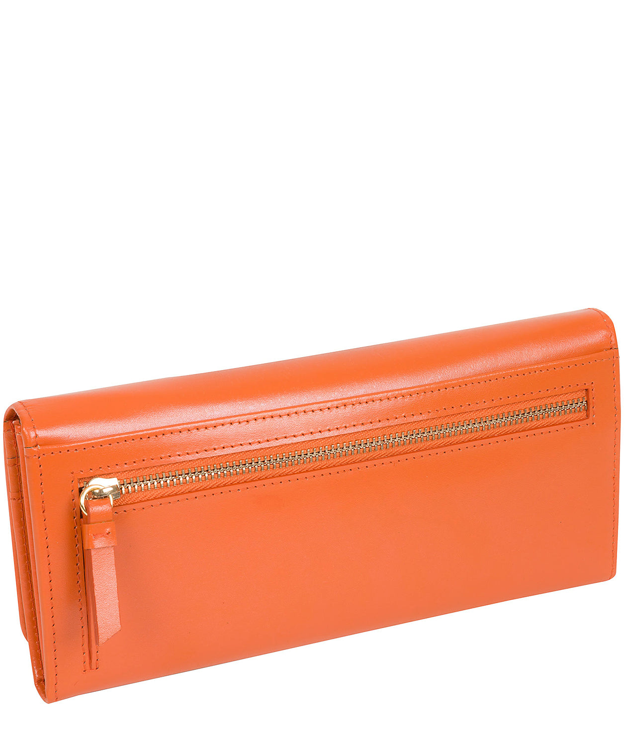 'Jorja' Orange Leather Purse