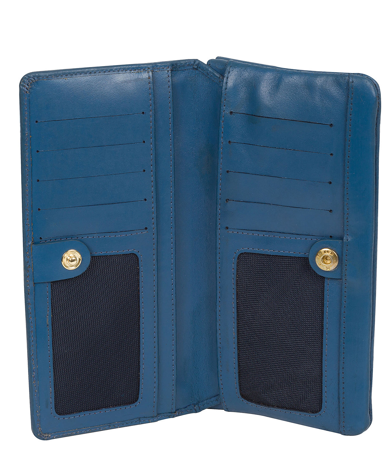 'Daya' Blue Leather Purse