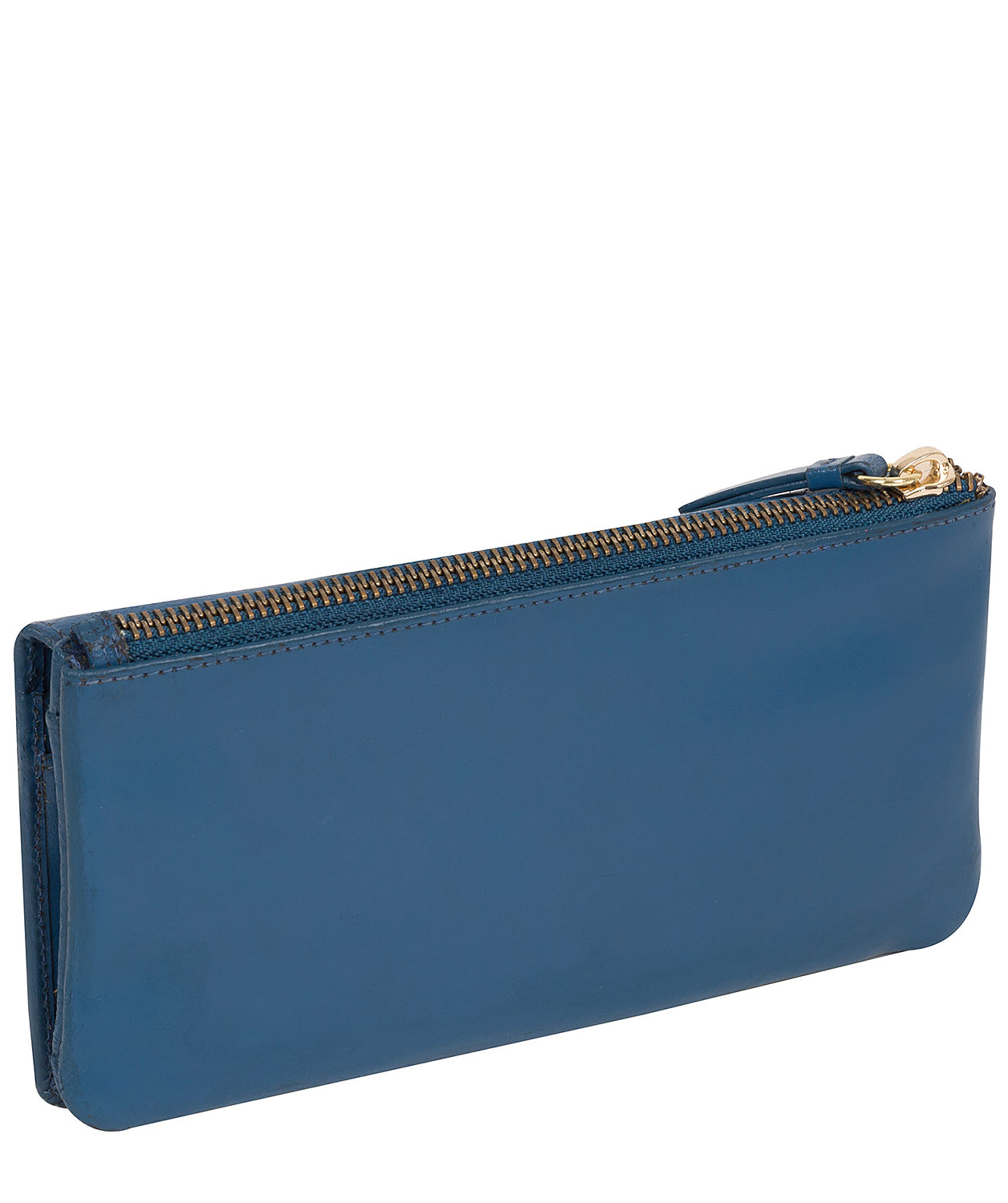 'Daya' Blue Leather Purse