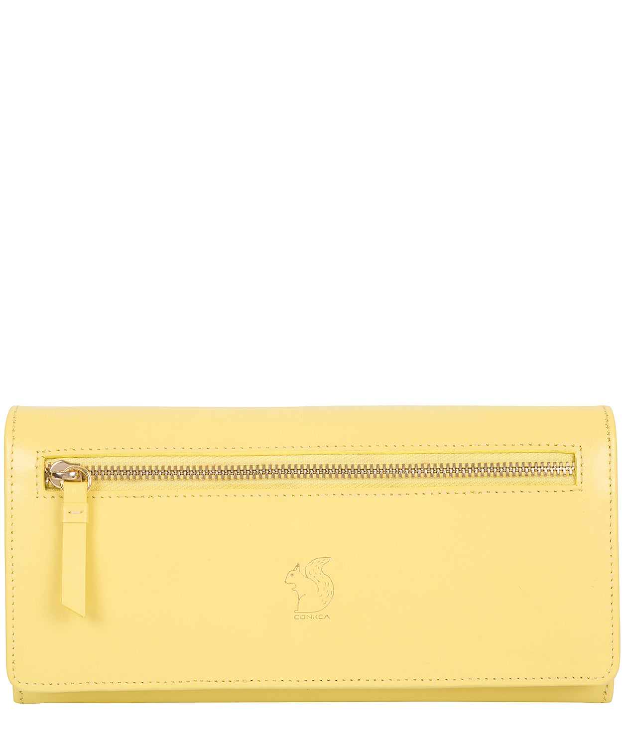 'Fenny' Lemon Leather Purse