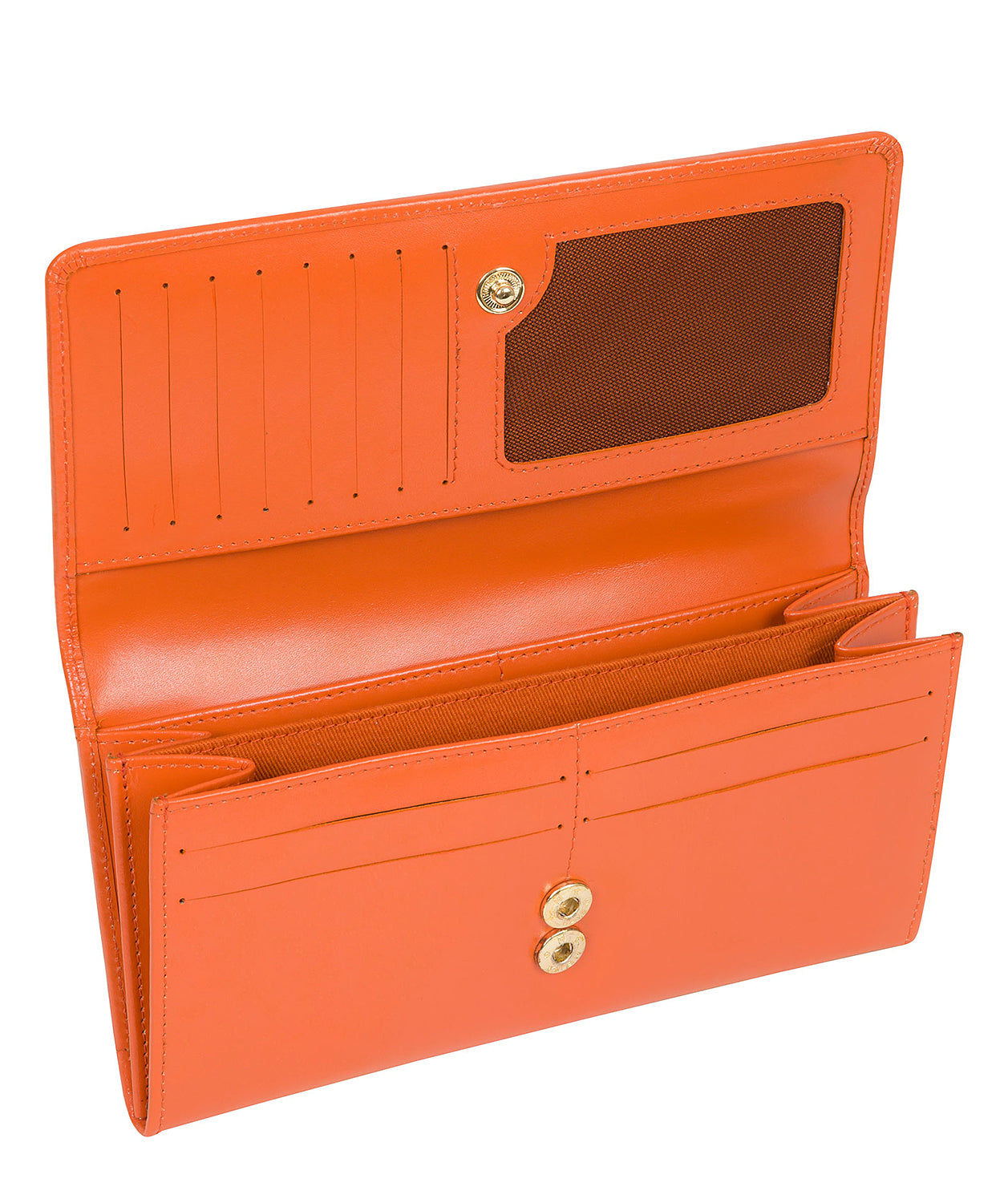 'Fenny' Orange Leather Purse