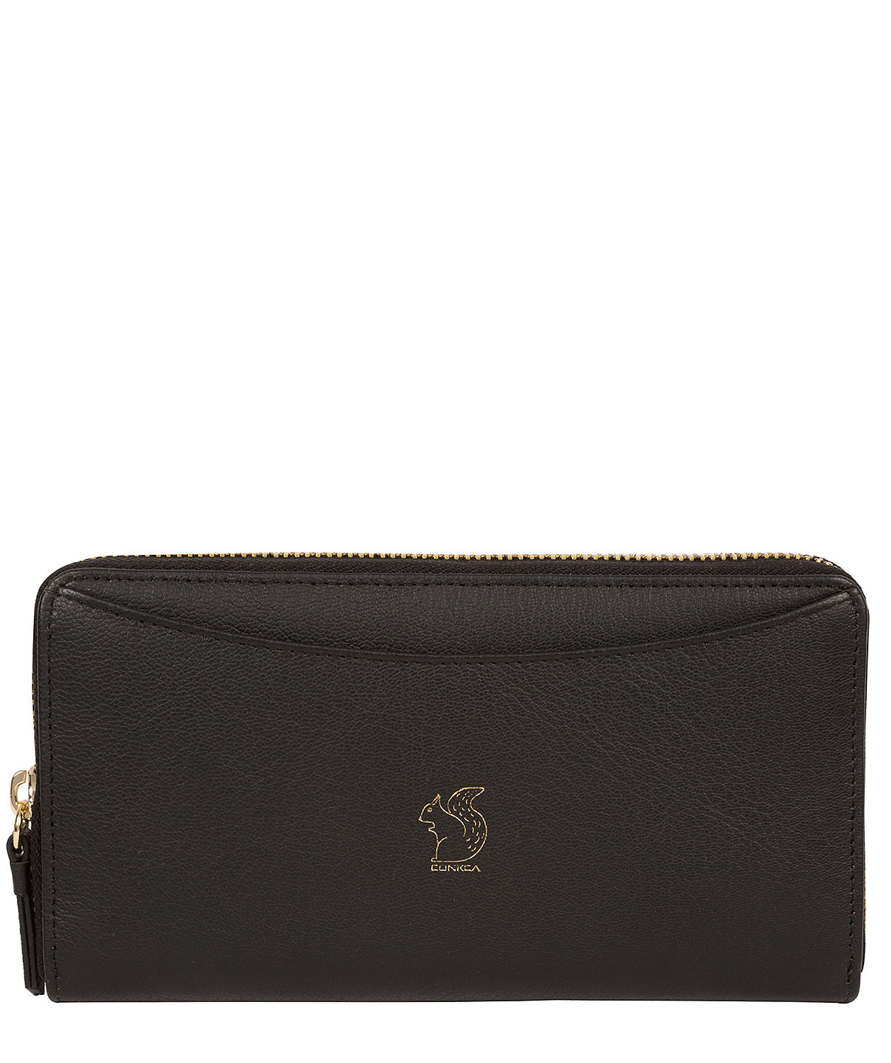 'Billie' Pebble Black Leather Purse