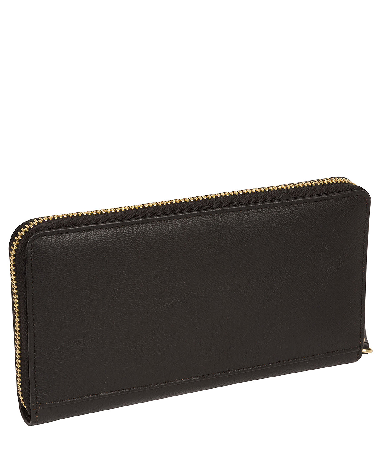 'Billie' Pebble Black Leather Purse